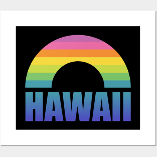 Hawaii Rainbow Posters and Art